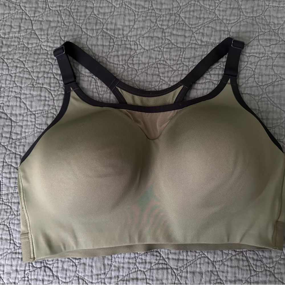 All in motion Women’s Large Women's olive green and black Sports Bra